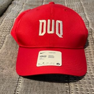 Red Duquesne Hat-NEW with tags